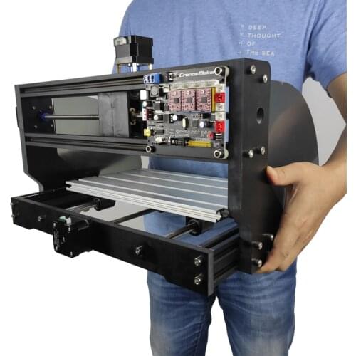 CNC Laser Engraver 15W with Milling Cutter Offline Controller for Electric Wood Router Laser Cutting Machine Woodworking Tools