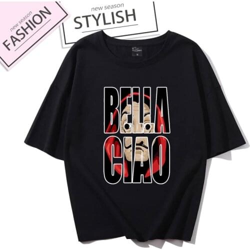 Maycaur The House of Paper T Shirt Money Heist La Casa De Papel Tshirt Women Funny Top Tee Fashion Female Clothes T-shirts