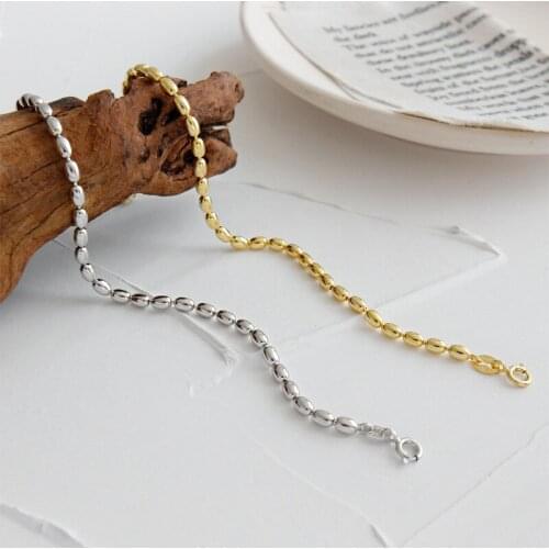 Trendy 925 Sterling Silver Bracelets for women,Round small beads braceket chains with Extension,fine jewelry party wedding gifts