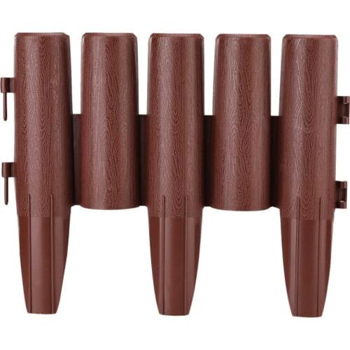 Recycled Garden Border Decorative Fence Plastic Flexible Iron Frame Outdoor Household Ornamental Wrought Landscape