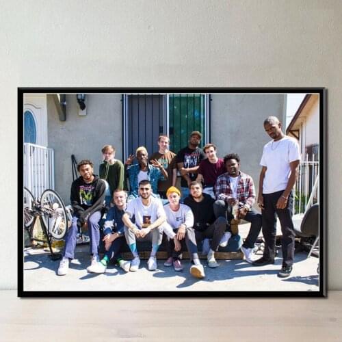 Brockhampton Hip Hop Music Group Rap Singer Music Star Art Canvas Painting Poster Wall Home Decor
