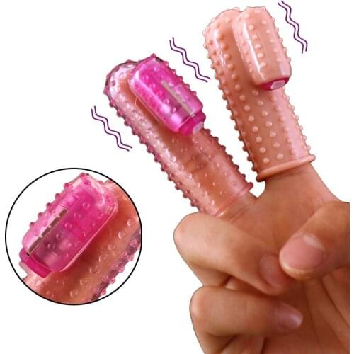 Silicone Finger Vibrator Vaginal Cunt Clitoris Stimulator Vibrators Dildo Sex Toys for Women Masturbator Nipple Teasing Massager