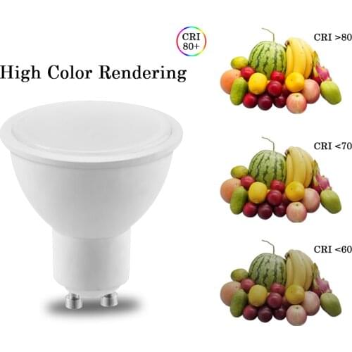 8Pcs/Lot GU10 LED Lamp Spotlight Bulb lampara 220V bombillas led Lampada Spot light 5W 6000K For home kitchen bedroom decoration