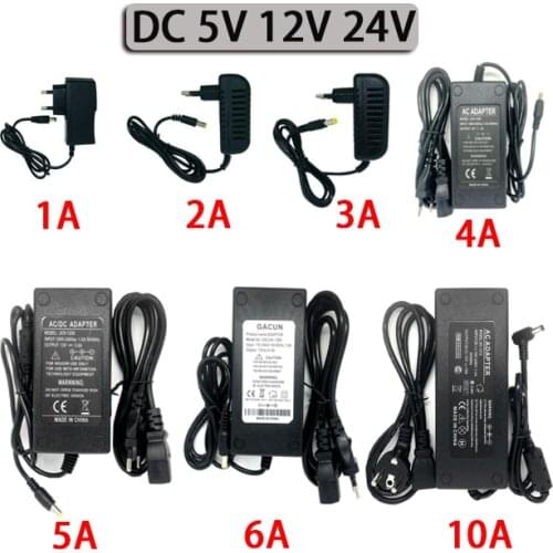 AC DC 12V 5V Power AdapterAC/DC 220V 6V 9V 24V 36V Power Adapter 12 V 1A 2A 3A 4A 5A Power Supply Cargador Universal Hoverboard