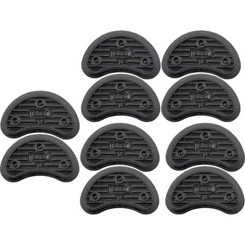 5 Pairs Self-Adhesive Anti-slip Shoe Grips Shoes Sole Protector Tape Black shoe repair aceesory