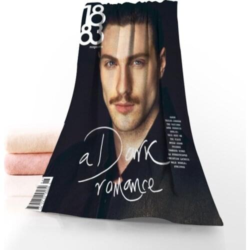 Aaron Taylor-Johnson Towels Microfiber Bath Towels Travel,Beach,Face Towel Custom Creative Towel Size 35X75cm And 70X140cm