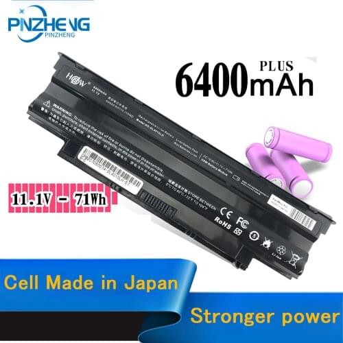 PINZHENG J1KND Laptop Battery For Dell Inspiron N4110 N4010 N4050 M5010 N5110 Dell Inspiron 13R 14R 15R Series Laptop Battery