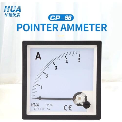 CP-96 DC Analog Current Meter 1A2A3A5A10A15A20A 10A/75mV 20A/75mV 30A/75mV 50A/75mV 100A/75mV etc,AMP ammeter