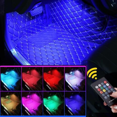 Audio-controlled Ambience Lamp LED Ambience Music Rhythm Car Car Car-mounted Foot Decor Lamp Car-mounted Ambience Lamp LED Inter