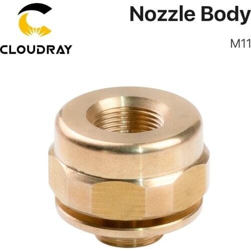 Cloudray M11 Nozzles Body Anti-collision Accessories Nozzles Holder Copper Fiber Laser Cutting Head Replacement for OEM Precitec