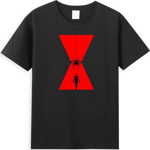 Marvel Agents Superhero Men T Shirts Hip Hop Spider Black Widow T-Shirt 2021 Summer Casual Fashion T Shirt Comfortable Basic Top