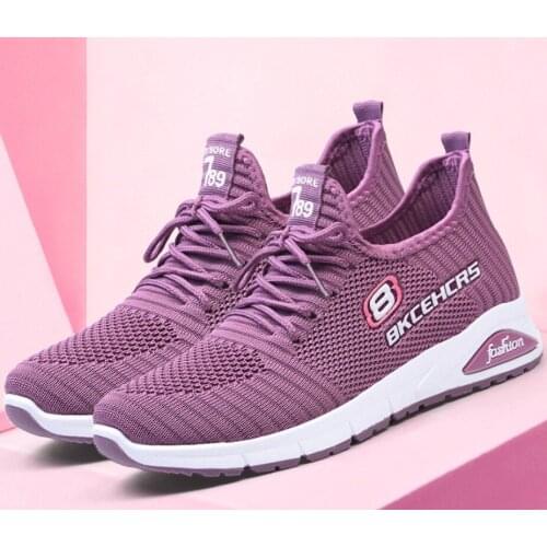 Hot Sale Women Sports Shoes Running Summer Autumn Fashion Casual Shoes Mesh Breathable Sneakers Tennis Female Vulcanized size 42