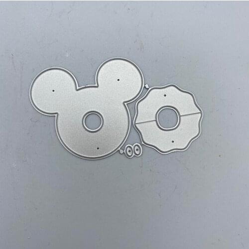 Metal Cutting Dies Cute mouse Stencils For DIY Scrapbooking Decorative Embossing Handcraft Die Cutting Template