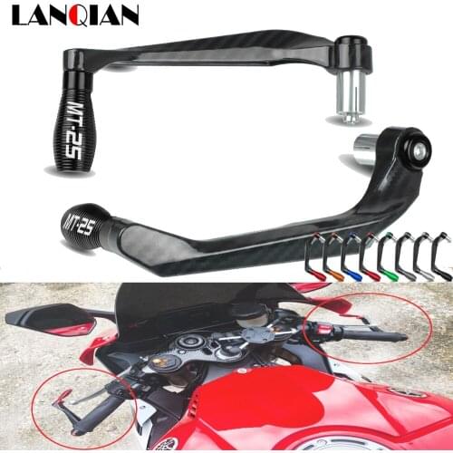 Motorcycle Universal 22MM CNC Aluminum Handlebar Protector Brake Clutch Lever Guard Protector For Yamaha MT-25 mt 25 MT25 MT 25