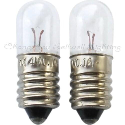 New!miniature Light Bulb 4v 0.1a E10 T10x28 A112