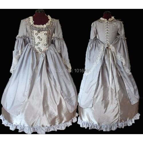 New Arrival! brown Retro Victorian dresses Civil War historical medieval Renaissance Cosplay regency dress HL-460