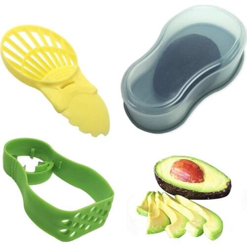 Avocado Slicer Peeler Cutter Fresh-Keeping Vegetable Tools Portable Box 5pcs Frutero Kitchen Gadget Inteligentes
