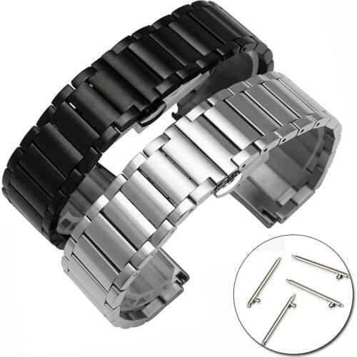 Stainless Steel 24MM Strap For Suunto 7/Suunto 9 / Spartan Sport Wrist HR / D5 Smart Watch Bands Bracelet Quick Release Correa