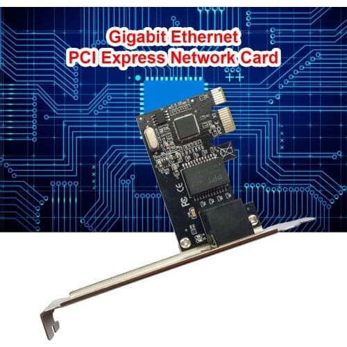 10/100/1000Mbps Gigabit Ethernet PCI Express Network Card PCIe RJ45 LAN Network Adapter for Desktop Computer PC Driver Free