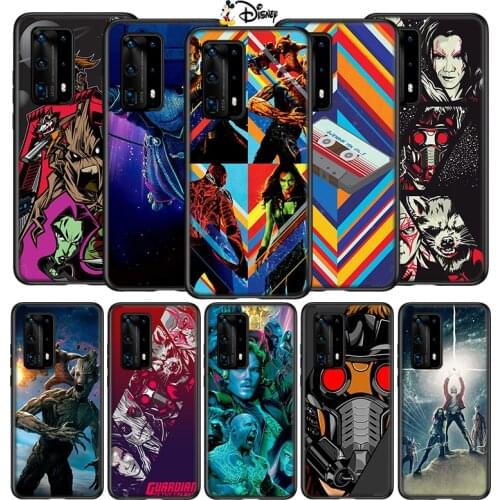 Silicone Cover Guardians of the Galaxy For Huawei P40 P30 P20 P10 P9 P8 Pro Lite E Plus mini Pro 5G 2017 2019 Phone Case