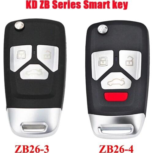 3pcs/lot Universal ZB26-3 ZB26-4 KD Smart Key Remote ZB Series for KD-X2 Key ProgrammerCar Key Remote Replacement for many car