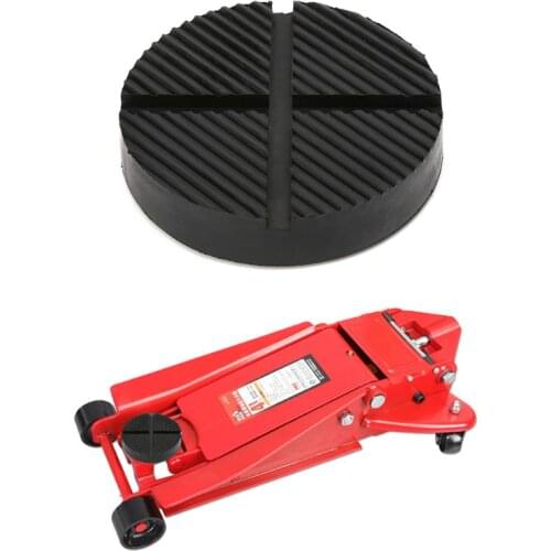 1pcs New Floor Slotted Car Rubber Jack Pad Frame Protector Guard Adapter Jacking Disk Pad Tool for Pinch Weld Side Lifting Disk