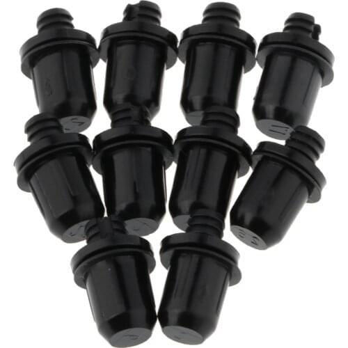 10 PCs Fastener Rivet Clips Kits Plastic For Speakers Mesh Cover #039 Black Universal For Honda BMW