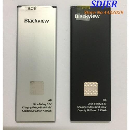 100% New Blackview A8 Battery Replacement 2050mAh Li-ion Backup Battery For Blackview A8 Smart Phone