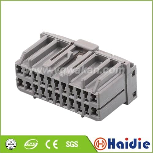 2sets auto 22pin female plug 368135-6 electrical 22 way plastic plug connector 174515-6