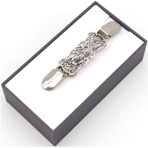 2018 Retro Silver Sweater Cardigan Clip Buckles Metal Buckle Fashion Metal Buttons For Clothing Decoration Garment Hooks