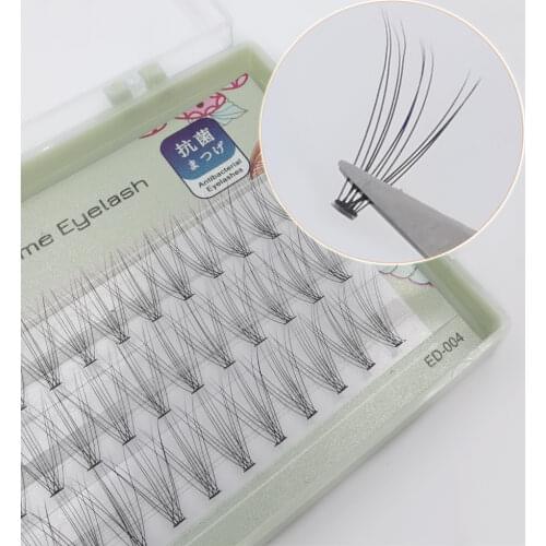 Yelix 60 pcs false eyelashes 10D makeup Eyelash Extension C curl Individual Faux Eye Lashes Professional Fake Grafting Cilias