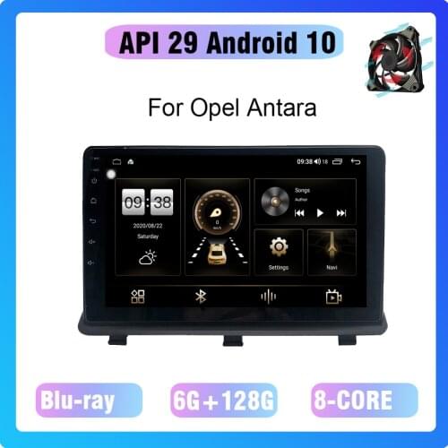 COHO For Opel Antara Android 10.0 Octa Core 4+64G Bluetooth Multimedia Player Car Navigation System Cooling fan