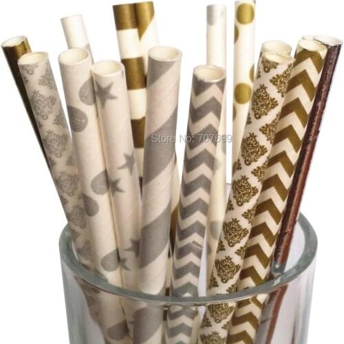 Free DHL/FEDEX/UPS 1500pcs Free shipping Paper Straws, Chevron Paper Straws, Drinking Paper Straws 15 colors mix