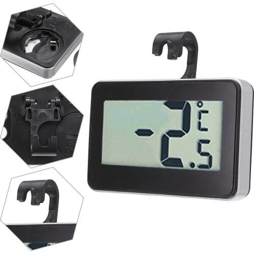 Wireless Digital Thermometer w/ Magnet Hook Home Indoor Outdoor hygrometer thermometer for Refrigerator Freezer Fridge