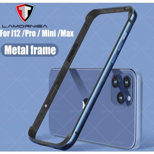 Bumper Case For iPhone 11 Pro Max Luxury Silicone Metal Aluminum For iPhone 12 Pro Max XS XR 6 6S 7 8 Plus SE Phone Accessories