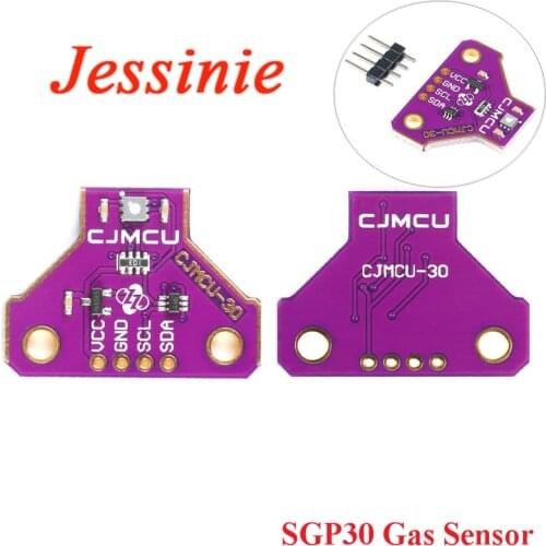 SGP30 Gas Sensor Multi Pixel Digital Gas Sensor Module Air Detector Indoor Air Measurement I2C TVOC/eCO2 CJMCU-30 3V-5V