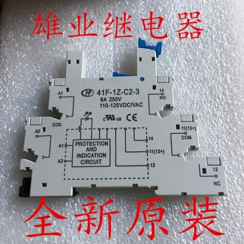 HF41F-1Z-C2-3 6A 110-125VDC/VAC