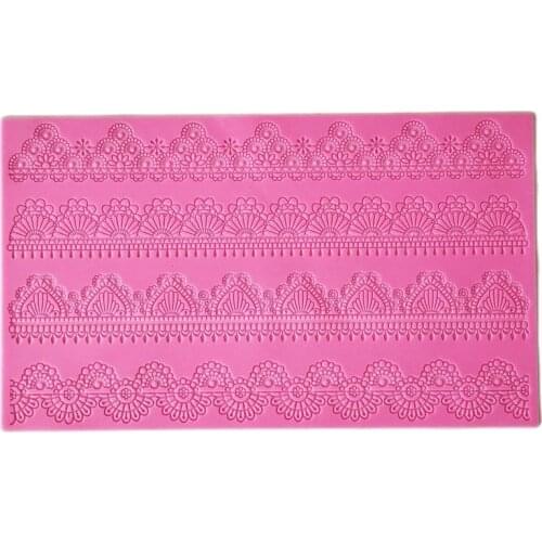 Lace Pad Silicone Mold Cake Decoration Fondant Cake 3D Mold Food Grade K934