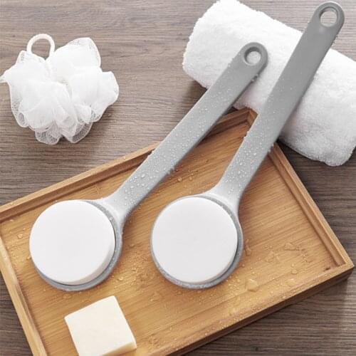 Long Handle Painless Bath Sponge Brush Exfoliating Bath Sponge Back Scrubber Bathroom Body Brush Exfoliation Cleaning Equipment