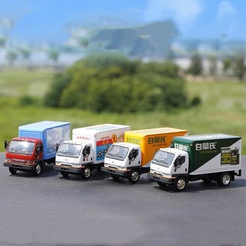 1/76 scale classic metal alloy die-casting Mitsubishi FUSO van truck simulation model adult collection childrens toy gift