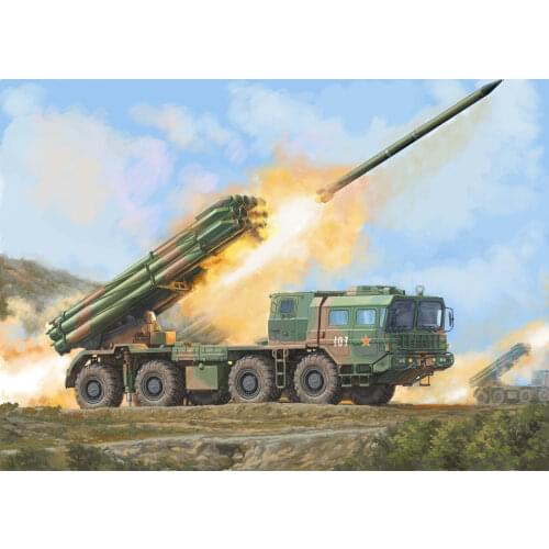 Trumpeter 01069 1/35 SCALE China PHL-03 MULTIPLE LAUNCH ROCKET SYSTEM MODEL