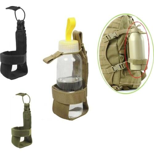 Molle Water Bottle Holder for Military Tactical Backpack Belt High Quality Hiking Camping Carrier Pouch Nylon Bag Travel Kits