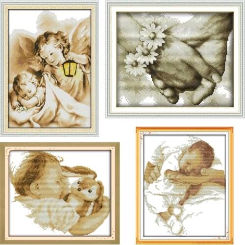 Needlework DIY 14CT 11CT DMC Cross stitch Sets For Embroidery kits Portrait Patterns Counted Cross-Stitching Home Decoration