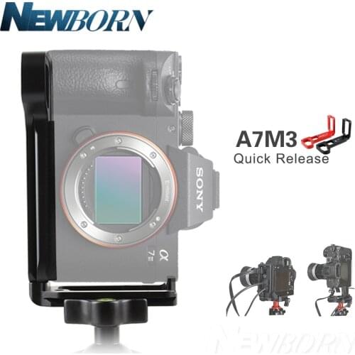 New A7M3 Quick Release L Plate/Bracket Holder hand Grip CNC for Sony A7III / A7RIII / A9 Quick Release Baseplate & side plate