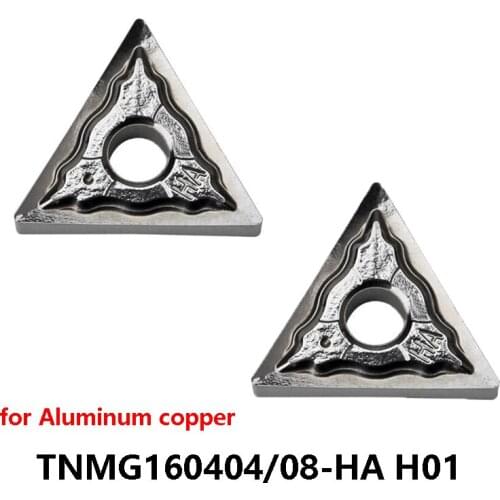 100% Original Aluminum Insert TNMG160404-HA TNMG160408-HA H01 TNMG 160404 160408 Lathe Cutter Turning Tools CNC Cutting