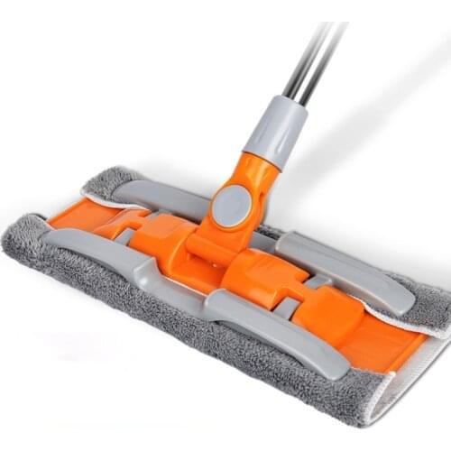 GY Flat Mop Stainless Steel Telescopic Rod Wooden Floor Absorbent Broom Cleaning Cloth Mop Mop Dust Mop