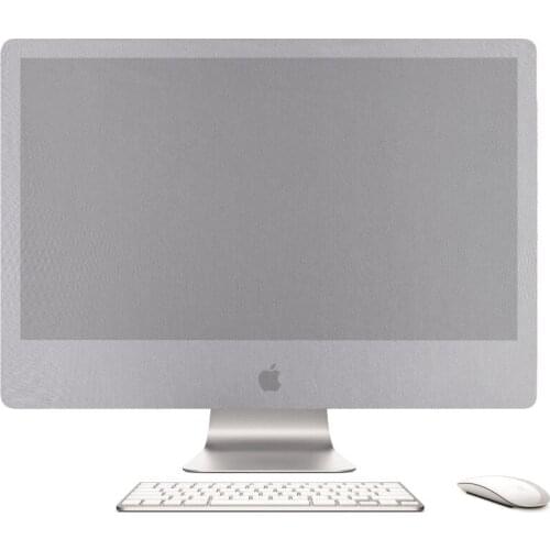 Silver Polyester stretch Computer Monitor Dust Cover Protector with Inner Soft Lining for Apple iMac LCD Screen Mouse Dust Cover