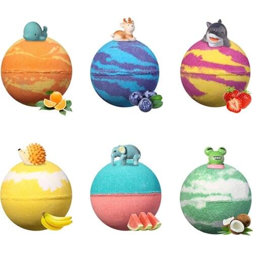 Bath Salt Bubbles Ball Deep Cleansing Fragrance Essential Oil Shower Bomb Bath Salt Ball Homemade Skin Whitening Fragrance