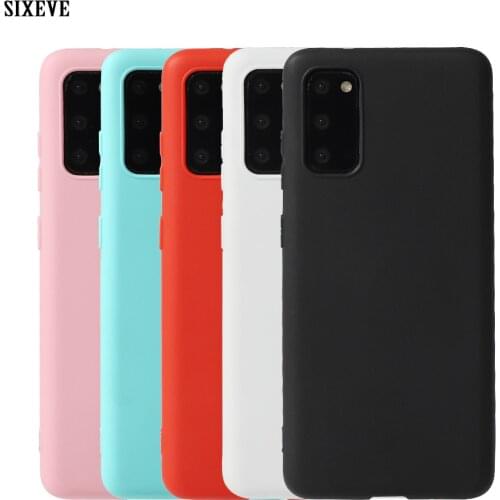 Silicone Case For Samsung Galaxy A10 A20 A30 A40 A50 A70 A80 A31 A41 A51 A71 S Mobile Phone Cover Black Red Pink Thin Soft Shell