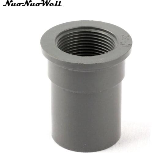 1pcs NuoNuoWell PVC 1 1/4"-40mm Female Thread Hose Connector for Garden Irrigation Watering Aquarium Water Tank Tube/Pipe Parts
